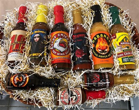 Ultimate Hot Sauce Lovers Basket Arizona Salsa And Spice Company