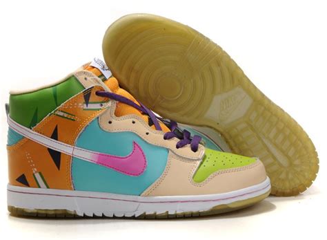 nike dunks sb high tops colorful shoes  men bright spring colors