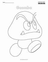Goomba Slither sketch template