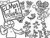 Wecoloringpage Elmo sketch template