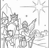 Wise Men Coloring Pages Printable Color Getcolorings Print sketch template