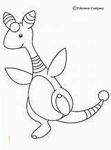 Ampharos Coloring Pages Delighted Hellokids Divyajanani sketch template