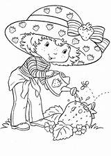 Coloring Strawberry Shortcake Pages Girl Kids Para Strawberries Fun Coloriage sketch template