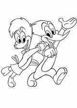 Woody Woodpecker Coloring Pages Color Print sketch template