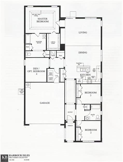 kb floor plan  preferred home model kb homes custom bu flickr