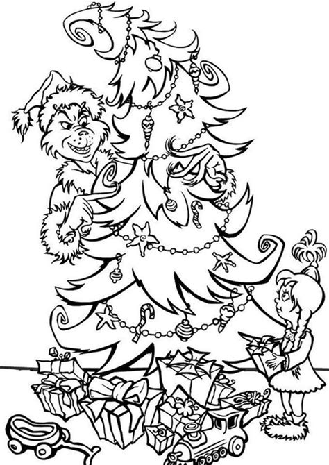 grinch coloring pages  printable