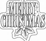 Christmas Coloring Pages Adults Kids Merry Printable sketch template