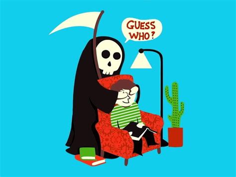 Guess Who Grim Reaper Death 32x24 Print Poster