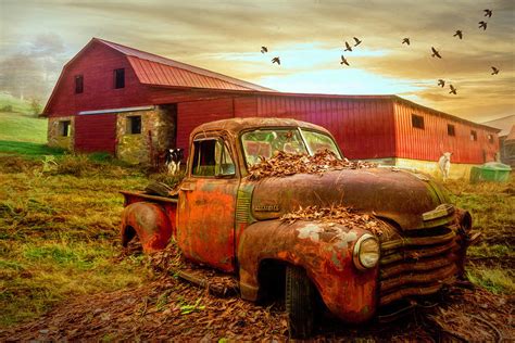 rust   farm photograph  debra  dave vanderlaan fine art america