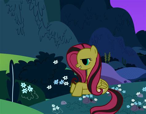 evil dark fluttershy   pony friendship  magic photo