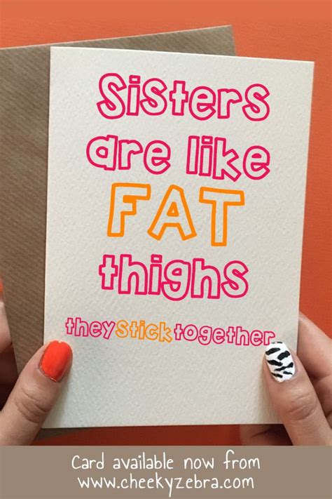 pin  sister birthday card