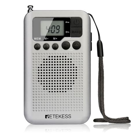 pocket radio tsv small portable digital  fm battery operated radio
