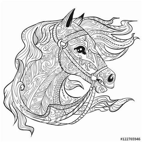 coloring book horse head christopher myersas coloring pages