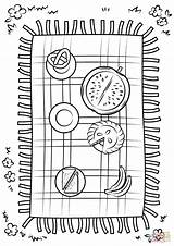 Blanket Picnic Coloring Pages Printable Color Designlooter Drawing Version Click Dot Categories 1060 36kb 1500px sketch template