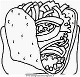 Kleurplaten Lebensmittel Tortillas Speisen Tortilla Alimenti Verschiedene Nourriture Imagui Chatarra Tacos Rapida Broodje Kebab Coloringhome Kebabs Platos Pintar Nutritivos Animaatjes sketch template