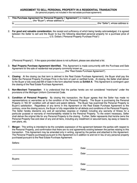 sample letter  agreement  sell property form fill   sign