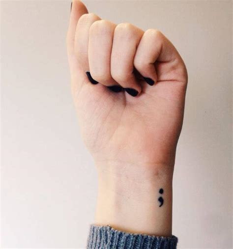 40 Stunning Semicolon Tattoo Ideas And Their Meaning [2022]