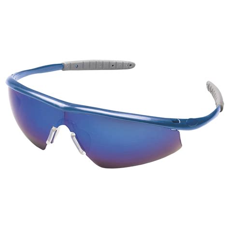 Tremor® Safety Glasses Indigo Blue Frame Blue Diamond Lens