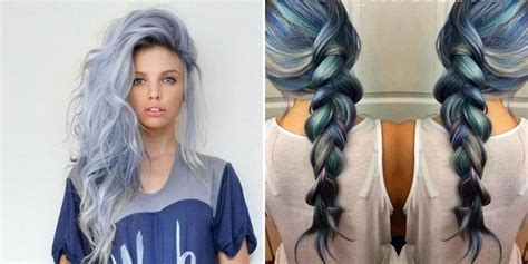 denim hair is the low key cool way to make your hair stand out