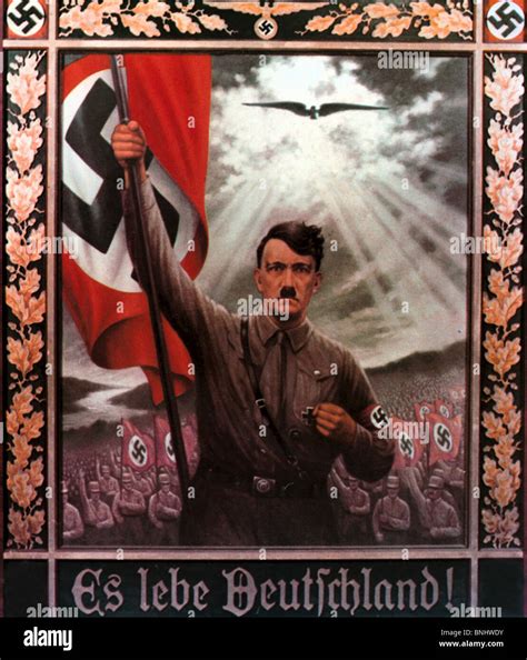 Adolf Hitler Propaganda Poster Nsdap Nazi Party Dreißigern 30er Jahre