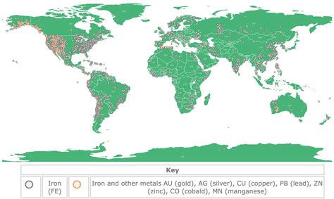 world iron ore deposits interactive map