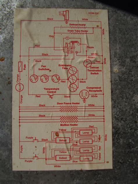 walk  freezer wiring diagram