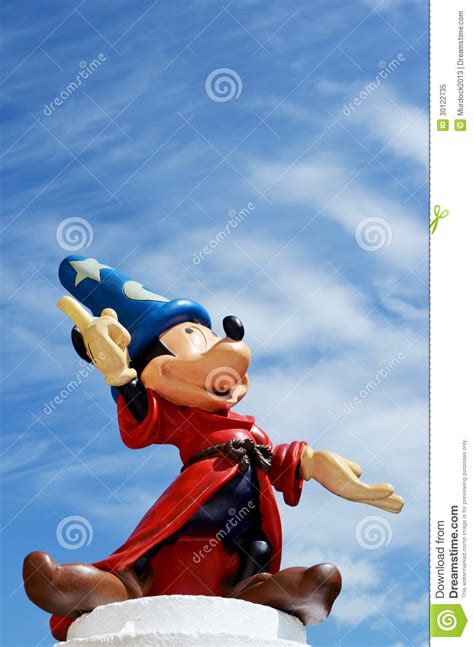 Mickey Mouse Fantasia Disney Figure Editorial Image