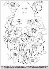 Coloring Pages Nature Stress Adults Anti Zen Ramos Edward Beauty Adult Color Colouring Book Printable Print Justcolor Colorism Illustration Antistress sketch template
