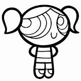 Powerpuff Coloring Girls Bubbles Puff Power Drawing Games Color Getdrawings sketch template