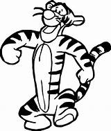 Tigger Coloring Am Wecoloringpage Cartoon Pages sketch template