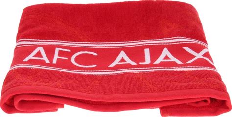 bolcom handdoek ajax rood  cm