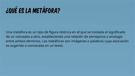 La Metáfora By Saul Flores