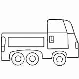 Lorry Colouring Pages sketch template