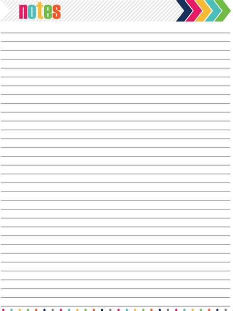 notes printable images gallery category page  printableecom