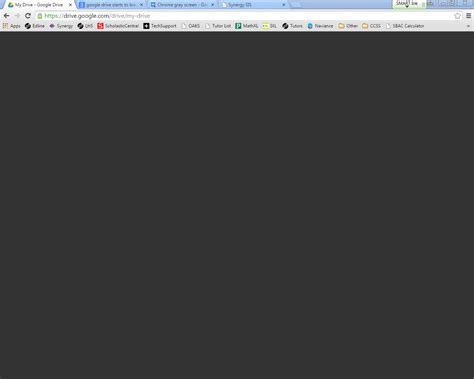 chrome gray screen google product forums