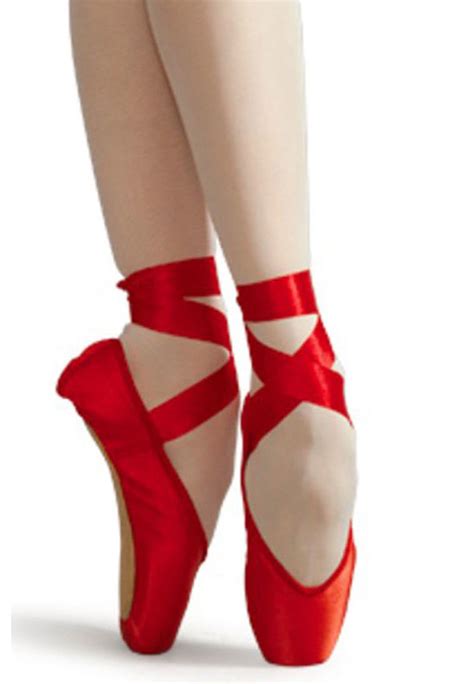 red pointe shoes by the ballet experts