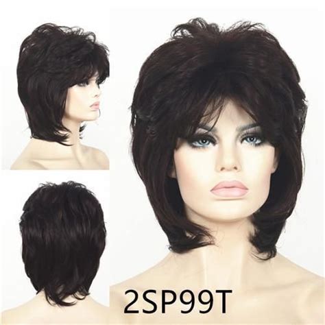 Strongbeauty Short Shag Hairstyles Hair For Women Natural Fluffy
