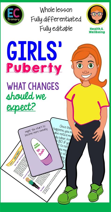 Girls Puberty Stages Puberty Teaching Resources Life Skills Lessons