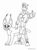 Kratts Cachorro Panther Bettercoloring Tudodesenhos Discs Respective Ingrahamrobotics sketch template