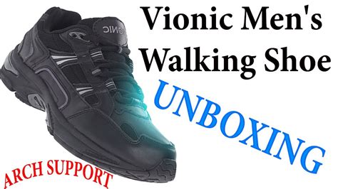 vionic mens leather walking sneakers unboxing youtube