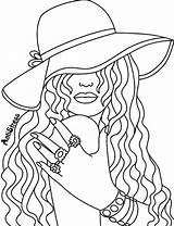 Coloring Pages Beautiful Recolor Women Woman Adults Lady Adult Pretty Colouring Color App Sheets Printable Book Lovely Getdrawings Print Hair sketch template
