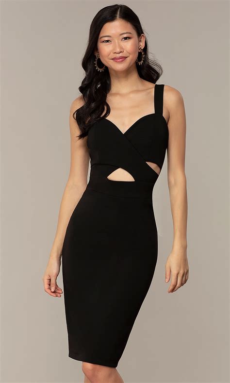 sweetheart lbd knee length cocktail party dress