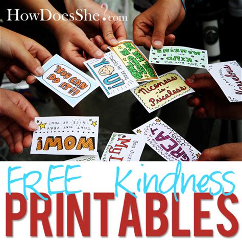 kindness printables