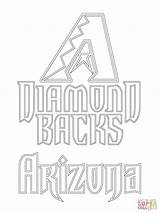 Diamondbacks Coloring Arizona Logo Pages Baseball Mlb Printable Az Backs Cardinals Color Diamond Indians Supercoloring Sport Print Sports Cleveland Main sketch template