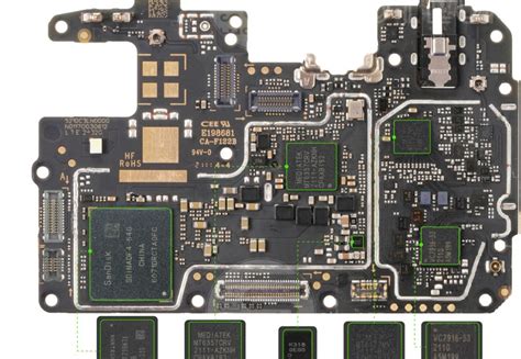 mengenal spesifikasi  xiaomi redmi  chipset emmc ic power ic