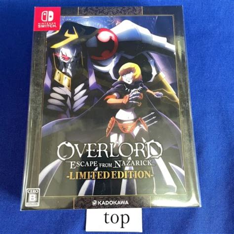 nintendo switch overlord escape from nazarick limited edition unopened
