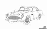 Aston Martin Db5 Lineart Deviantart sketch template