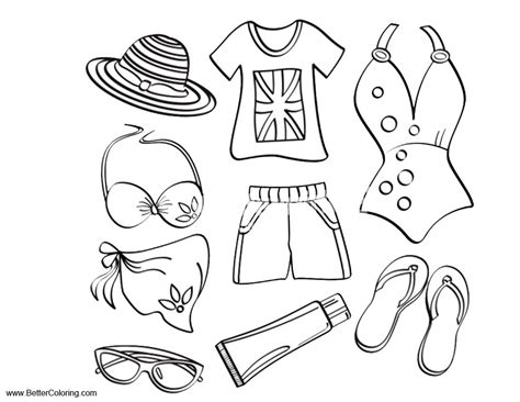 baby clothes coloring pages