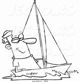 Sailboat Toonaday Designlooter Vecto sketch template