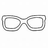 Blippi Eyeglass sketch template